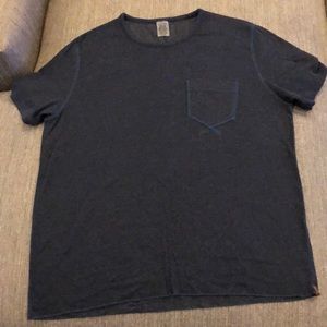 Billy Reid navy pocket t shirt